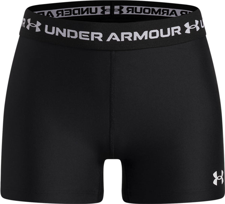 Under Armour Heatgear Shorty-Blk Mädchen-Sporthose – Schwarz – Weiß
