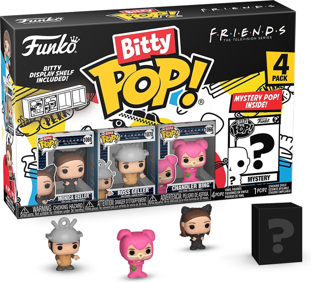 Funko-Pop! Freunde – Bitty Pop 4er-Pack 2,5 cm – Monica als Catwoman