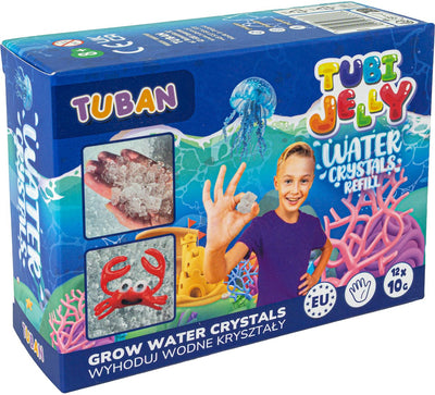 Tuban-Lernspielzeug – Tubi-Gelee-Wasserkristalle 12 x 10 g.