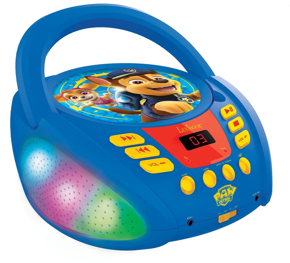 Lexibook Paw Patrol Bluetooth-CD-Player mit Beleuchtung