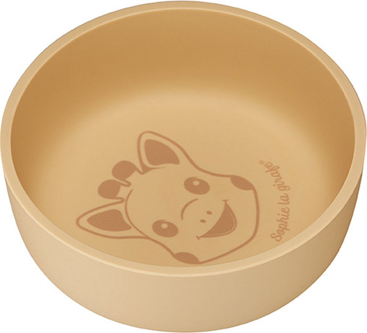 Sophie die Giraffe Schüssel – Kindergeschirr – Schüssel – spülmaschinen- und mikrowellengeeignet – Silikon – in weißer Geschenkbox – Beige