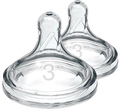 Dr. Brown's Options+ Flaschensauger – Phase 3 – Weithalsflasche – 2 Stück