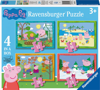 Ravensburger - Peppa Pig Seasons Puzzle 4in1