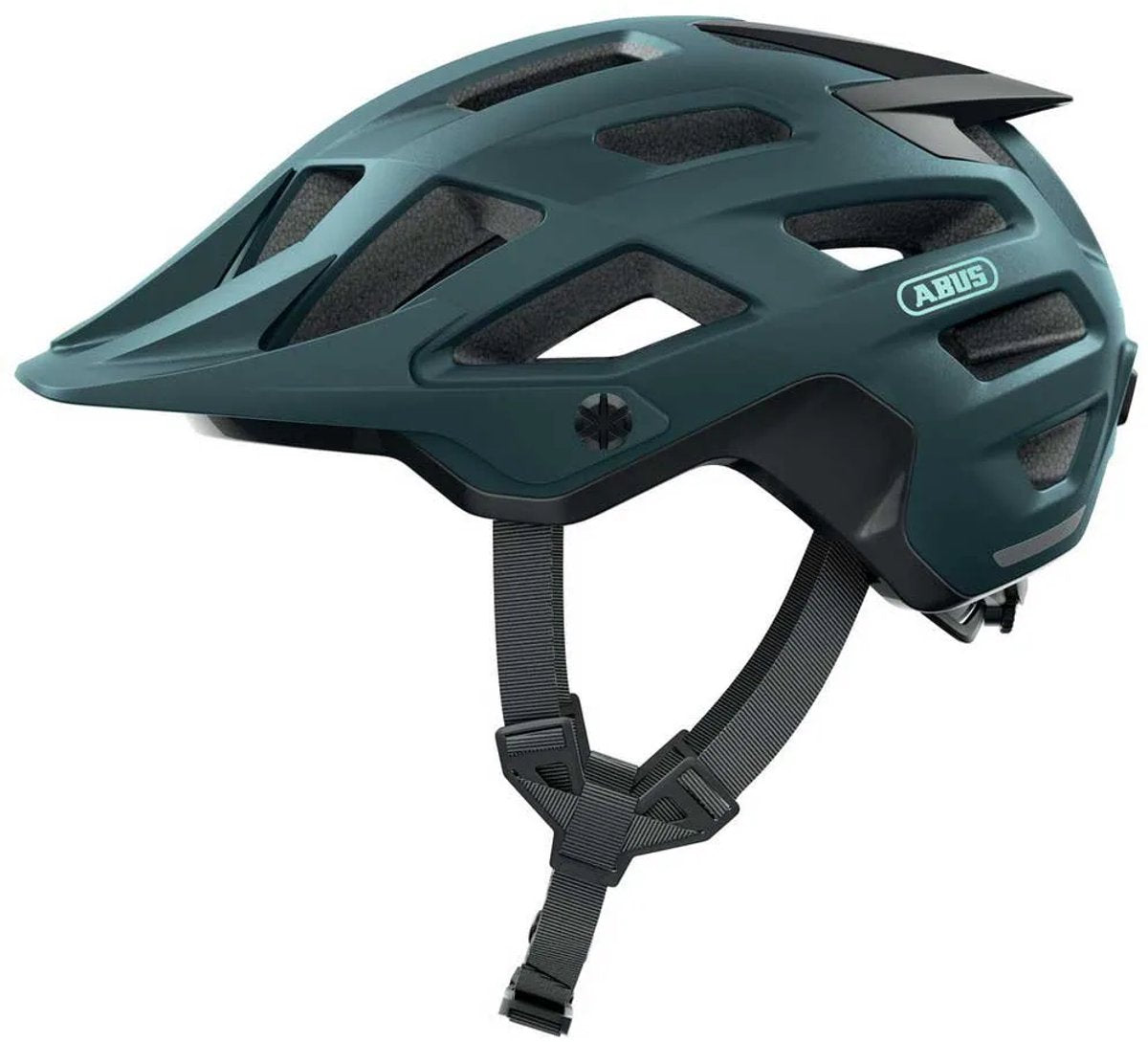 Abus Fahrradhelm Moventor 2.0 Midnight Blue S – 51–55 cm – Blau – für den Einsatz am Mountainbike geeignet – 295 g