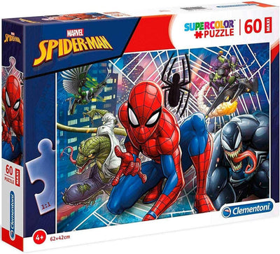 Clementoni Jigsaw Puzzle Super Color Maxi Spiderman, 60st.