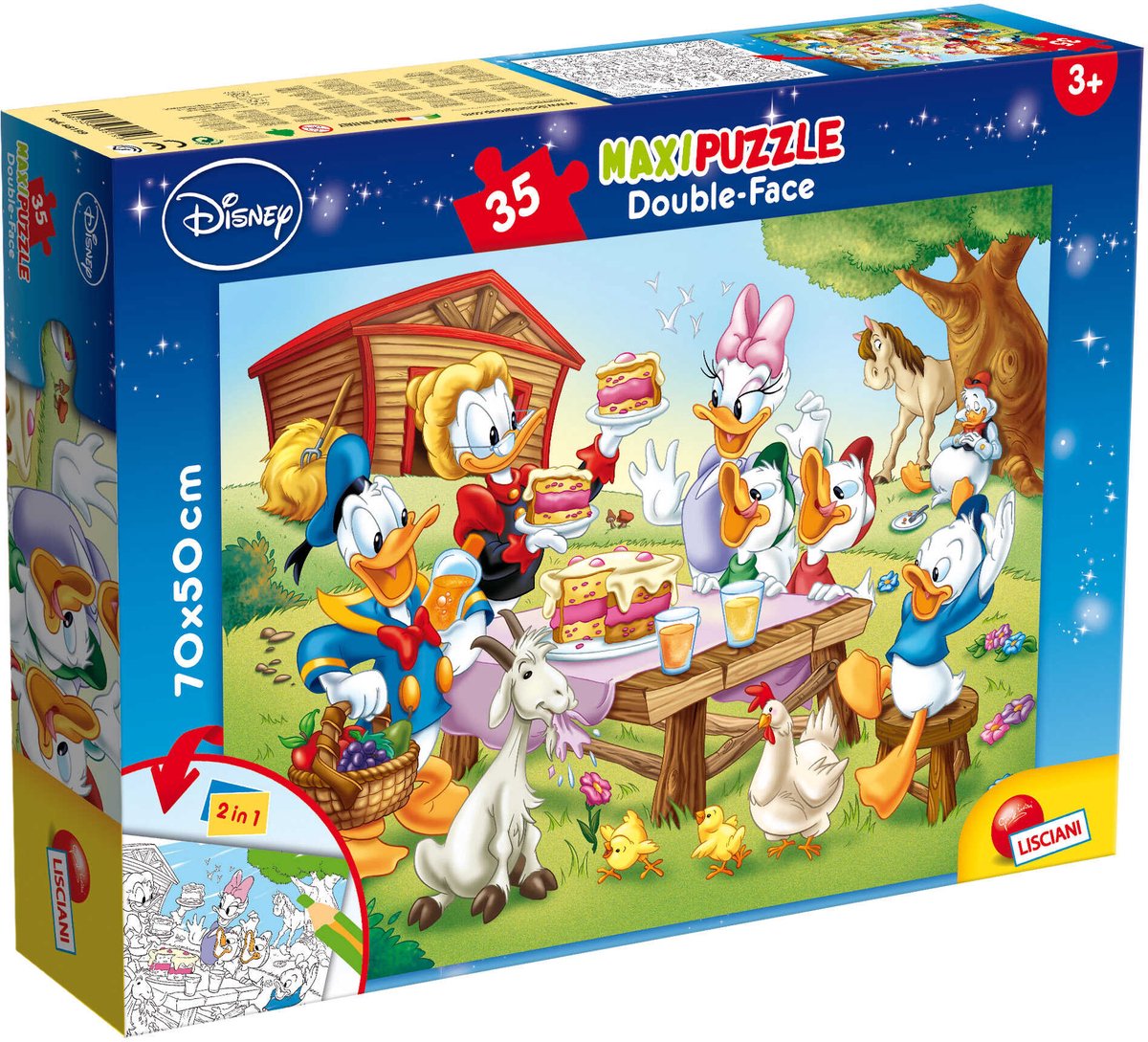 Lisciani Disney Puzzle DF Maxi Boden 35 Mickey