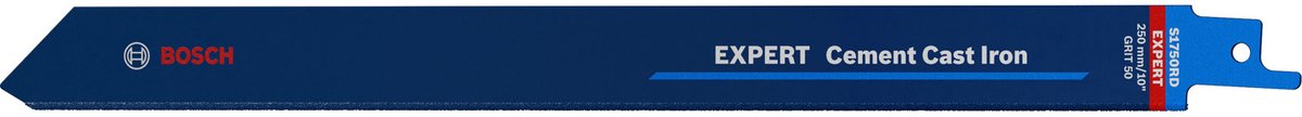Bosch säbelsägeblatt expert zement gusseisen t 308 bp länge 250 mm breite 19 mm (4000837440)