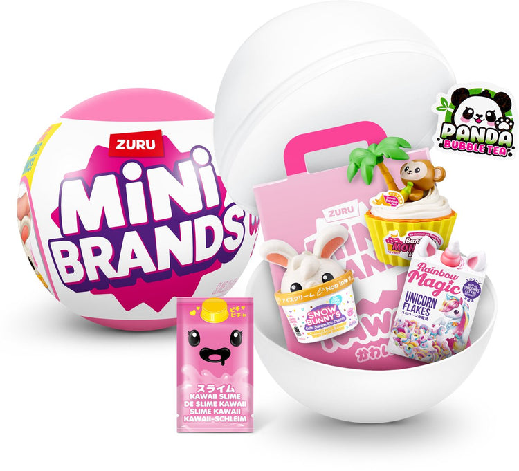 Mini -Marken Kawaii Kapsel Assorti