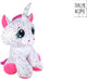 Nimm mich mit nach Hause Einhorn weiß rosa Kuscheltier – 70 cm