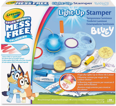 Crayola – Farbwunder, leuchtende, wischfreie blaue Stempel – Hobby-Set – kreative Aktivität und Geschenk für Kinder ab 3 Jahren