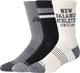 New Balance Active Graphic Crew Socken 3er-Pack Unisex-Sportsocken – sortiert