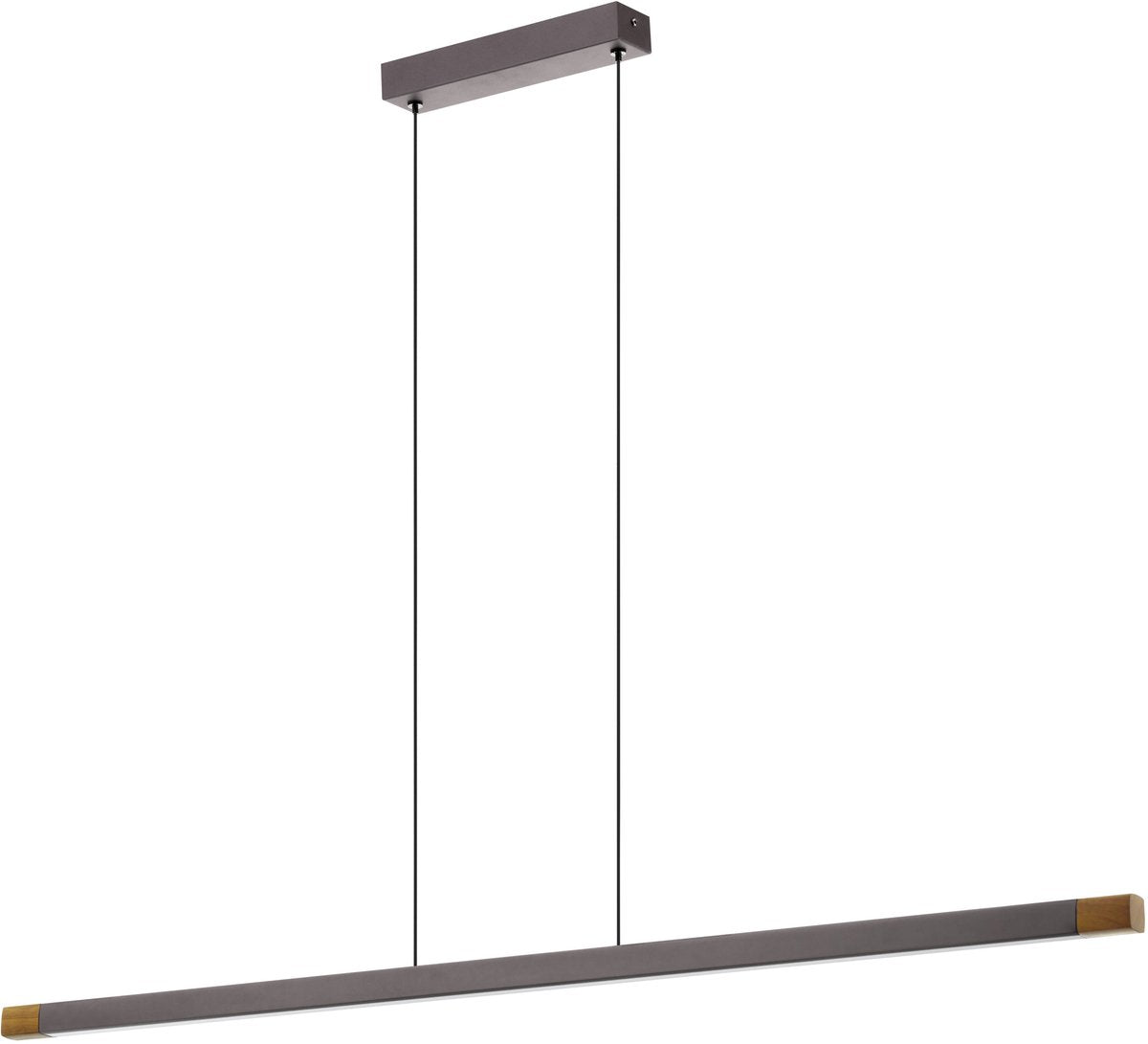Eglo Lisciana Hängelampe - LED - 126 cm - grau|braun|weiß - dimmbar