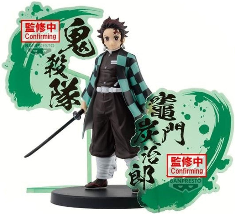 Banpresto Co., Ltd. Dämonentöter: Kimetsu no Yaiba – Figur ex – Tanjiro Kamado Statue 15 cm