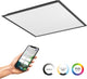 Eglo connect.z Moradillo Smart LED-Panel – 59,5 x 59,5 cm – Schwarz – einstellbares RGB-Weißlicht – dimmbar – ZigBee