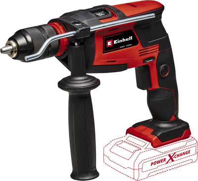 Einhell Akku-Schlagbohrschrauber Te-ID 18 Li Solo – Power X-Change – 18 V Li-Ion – Bohrmaschinen und Schlagbohrmaschinen – max. Bohrleistung in Beton: 13 mm - Schnellspannbohrfutter: 13 mm - exkl. Akku und Ladegerät