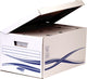 Fellowes Bankers Box Flip-Top-Maxi-Aufbewahrungsbox Basic – A4 – 5 Stück – FSC-zertifiziert