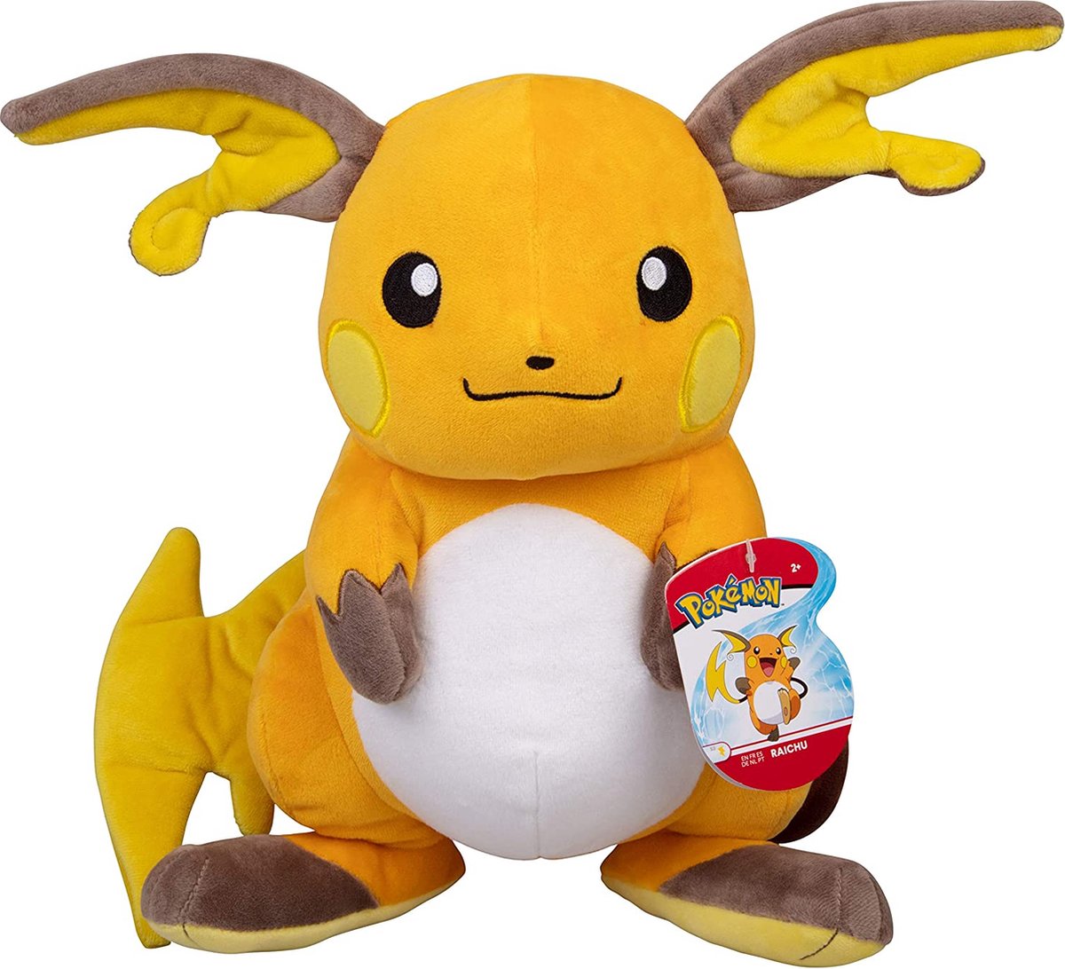 Jazwares Pokémon Plüsch – Raichu 30 cm
