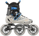 Roces Otli 125 Inline-Skates für Erwachsene – 3 x 125 mm Rollen – Speed-Inline-Skates – Grau Schwarz – Größe 42