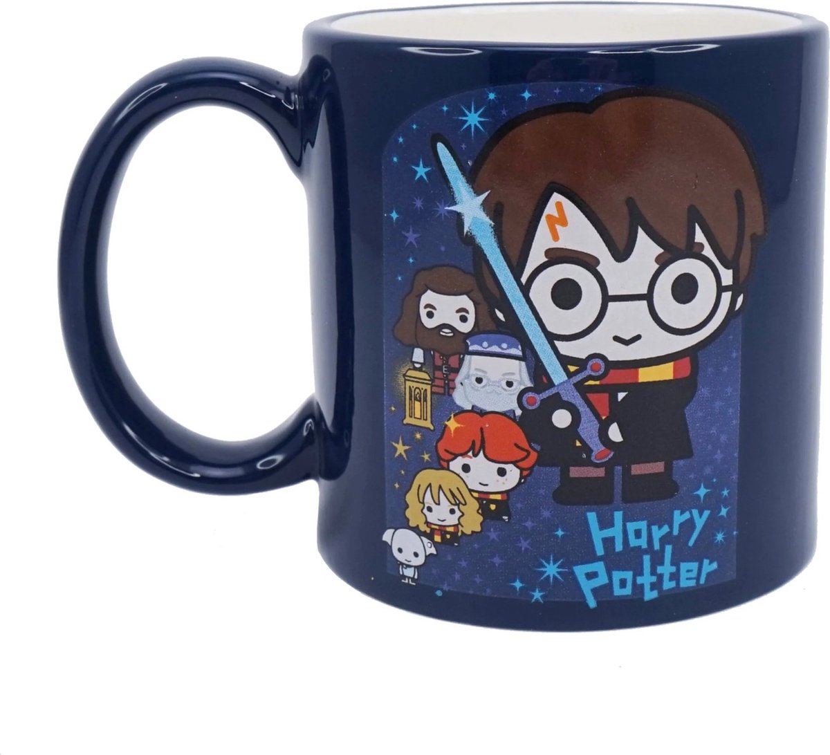Half Moon Bay Harry Potter – Kawaii-Harry-Becher im Relief, 350 ml