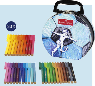 Faber-Castell Filzstifte – Anschluss – Fußball – 33 Stück – fc-155538