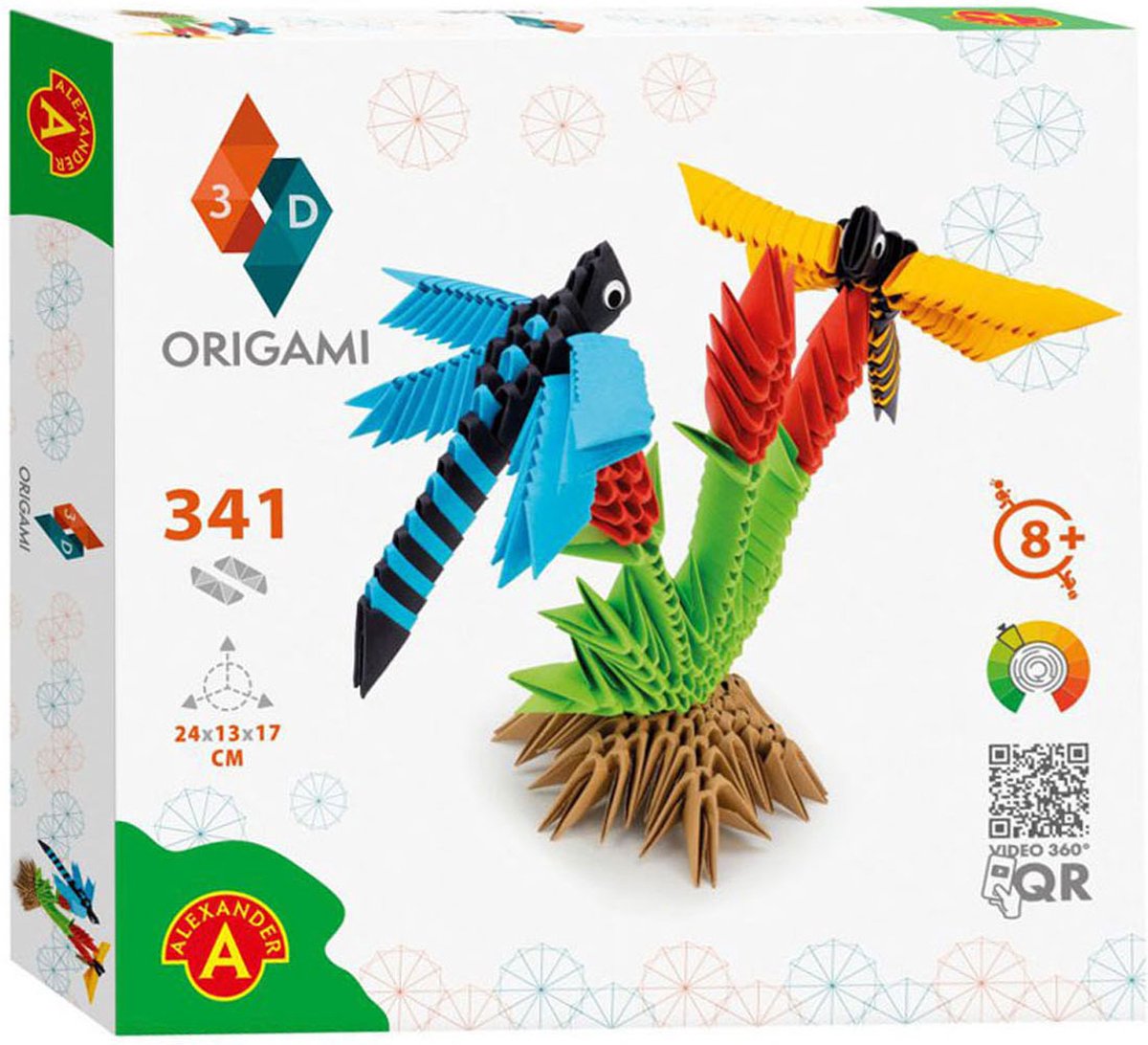 Origami 3D - Libellen, 341dlg.