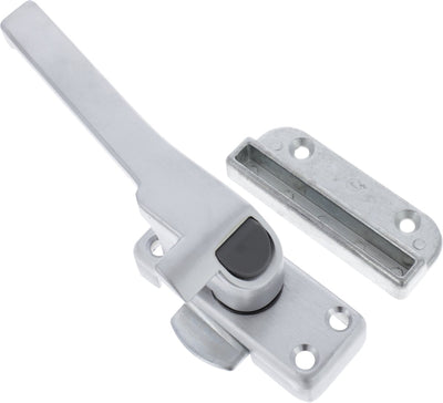 Stile Starx Fensterverschluss links aus Aluminium – mit Nocken und Knopf