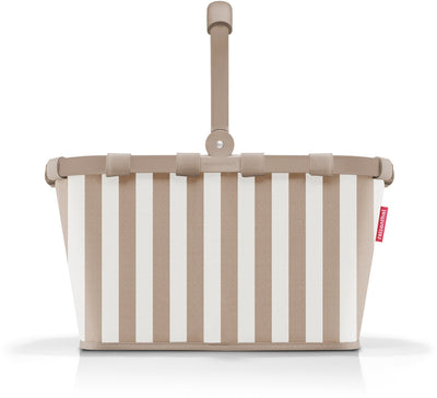 Reisenthel Carrybag Einkaufskorb – 22 l – Summerstripes Coffee Sand