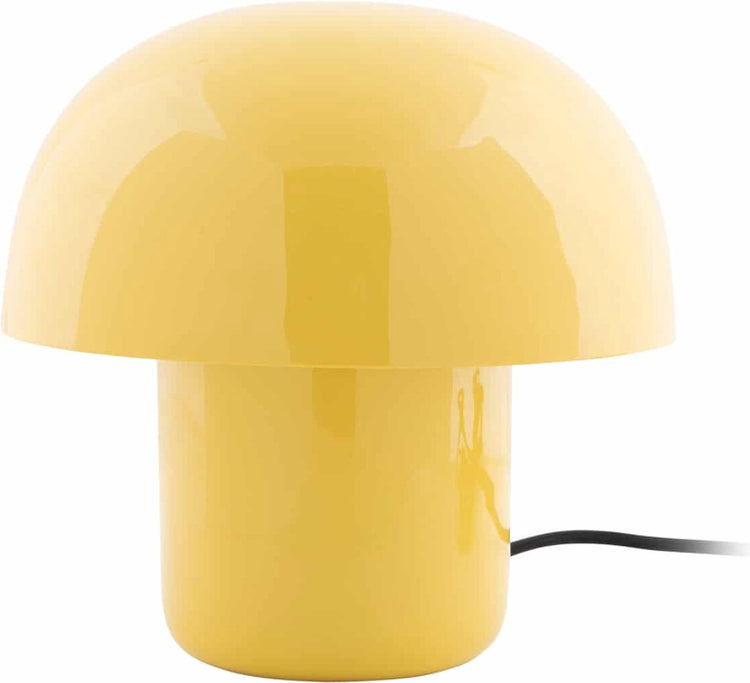 Leitmotiv Tischlampe Fat Mushroom Mini - Gelb - 20x20x20cm - skandinavisch