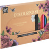 Farbset Blumen mit 10 farbigen Stiften