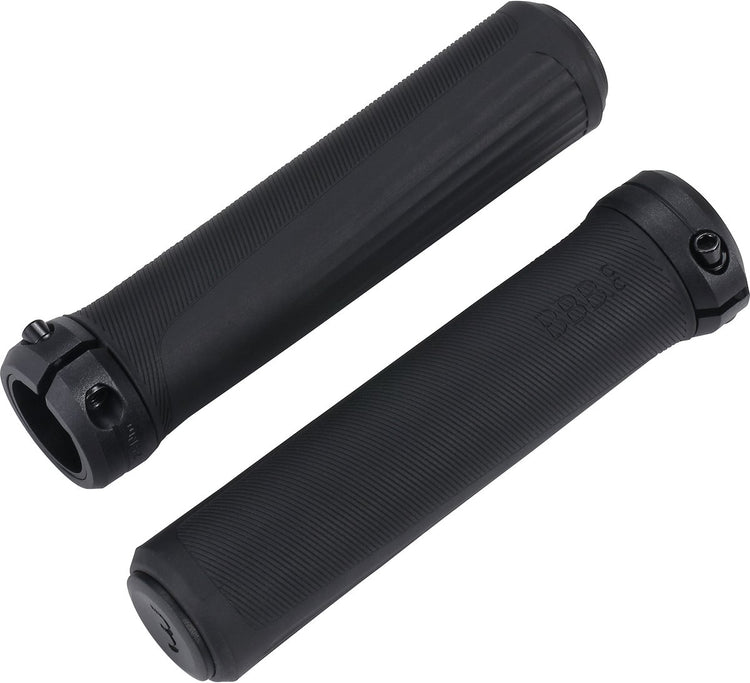 Bbb Cycling SteadyActive ergonomische Lenkergriffe Fahrrad – 135 mm 30–32 Od – Schwarzgrau – Bhg-115