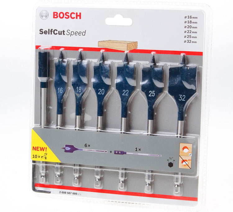 Bosch Professional - Expert Selbstschneidender Speedbohrersatz 16 18 20 22 25 32 mm 7-teilig