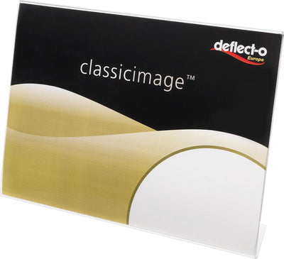 Deflecto 47505 Classic Image® Tischstativ für Papierformat: DIN A5 Hochformat transparent 12er Pack 12 Stück(e)
