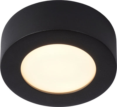 Lucide Brice-LED - Deckenleuchte (Deckenleuchte) Badezimmer - ø 11,7 cm - LED dimmbar - 1x8w 3000k - IP44 - Schwarz