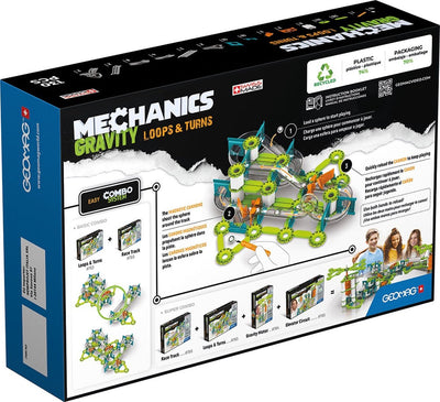 Gardenkraft Geomag Mechanik Schwerkraft-Re-Loops 130 Stück