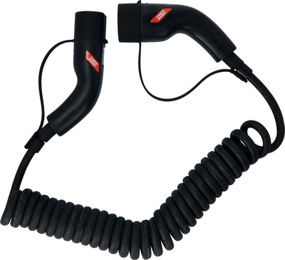 Carpoint Spiralladekabel Elektroauto Typ2>2 32a 1ph 6 Meter