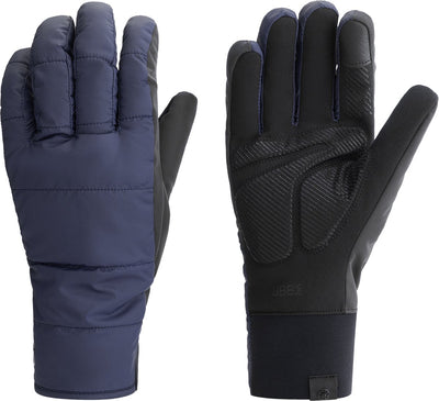 BBB Cycling Puffershield Fahrradhandschuhe Winter – 0 – 5 ℃ – winddicht – Fahrradhandschuhe Herren und Damen – dunkelblau – Größe M – BWG-41
