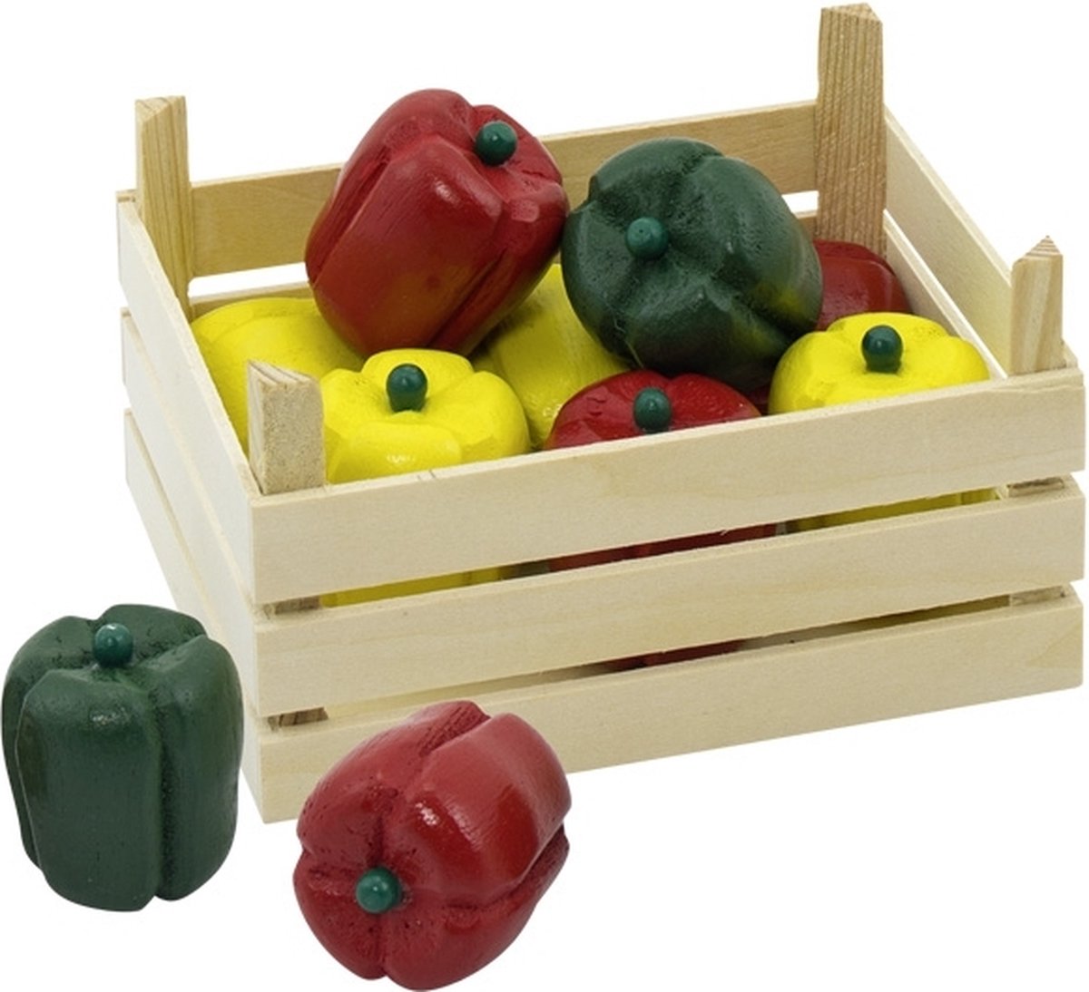 Goki -Holzpaprika in Sarg, 10dlg.
