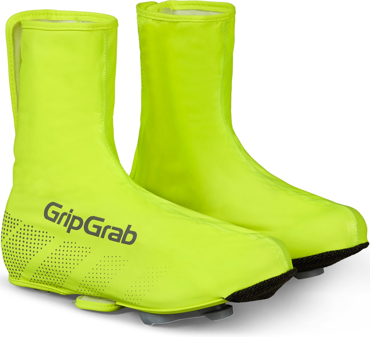 Gripgrab - Ride wasserdichte Rennrad-Überschuhe Radfahren Regen Fahrrad-Überschuhe - Gelbe Warnschutzausrüstung - Unisex - Größe L (42 43)