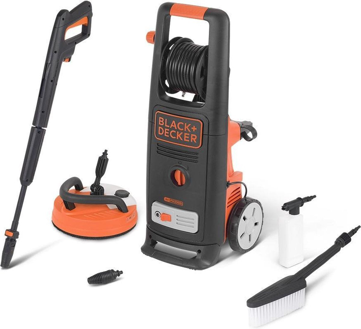 Black+Decker Hochdruckreiniger bxpw2000pe – 140 bar – 2000 Watt – 440 l·h – mobil