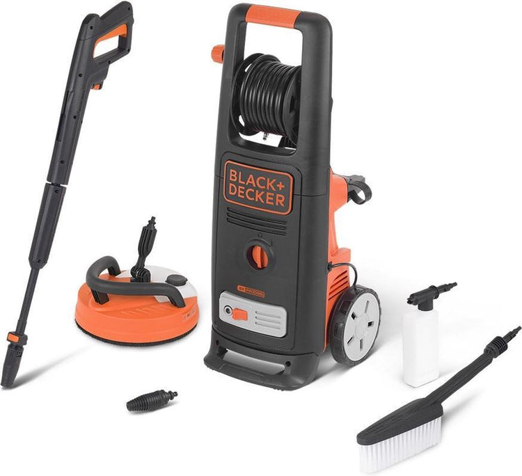 Black+Decker Hochdruckreiniger bxpw2000pe – 140 bar – 2000 Watt – 440 l·h – mobil