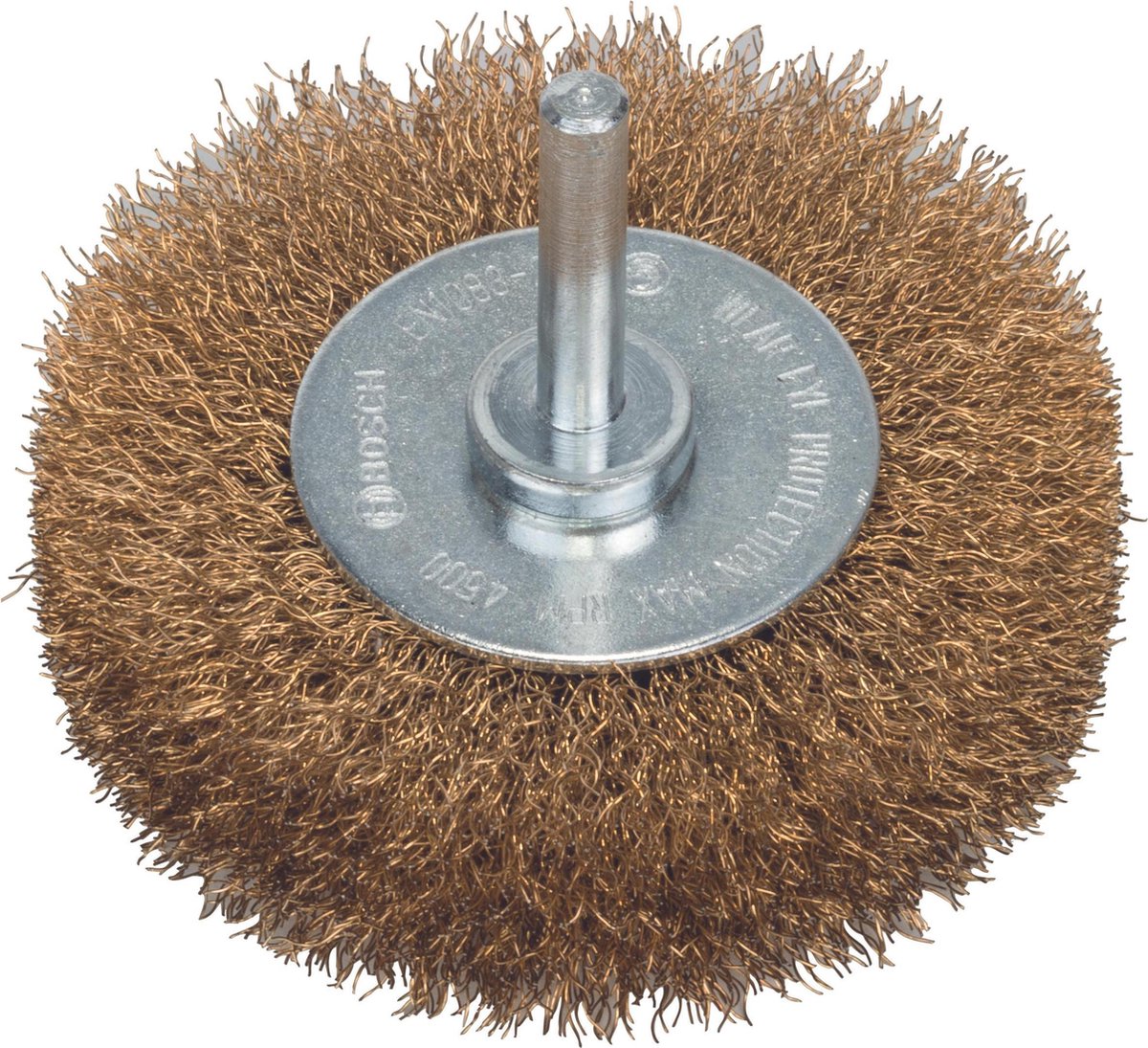 Bosch 6mm Scheibenbürste 70 gewellt 0,2 vermessingt