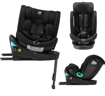 Deryan Chase Luxus-i-Size-Autositz – 0–36 kg – Isofix – Stützbein – 360° drehbar