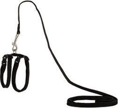Beeztees - Katzengeschirr - Nylon - Schwarz - 130 cm x 10 mm