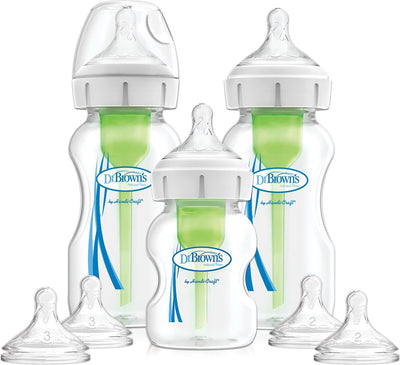 Dr. Brown's Options+ Anti-Kolik-Starterset – Weithalsflasche