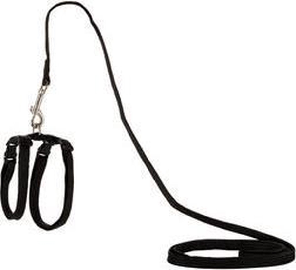 Beeztees - Katzengeschirr - Nylon - Schwarz - 130 cm x 10 mm