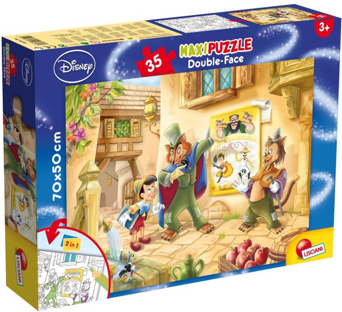 Lisciani Disney Puzzle DF Maxi Floor 35 Pinocchio