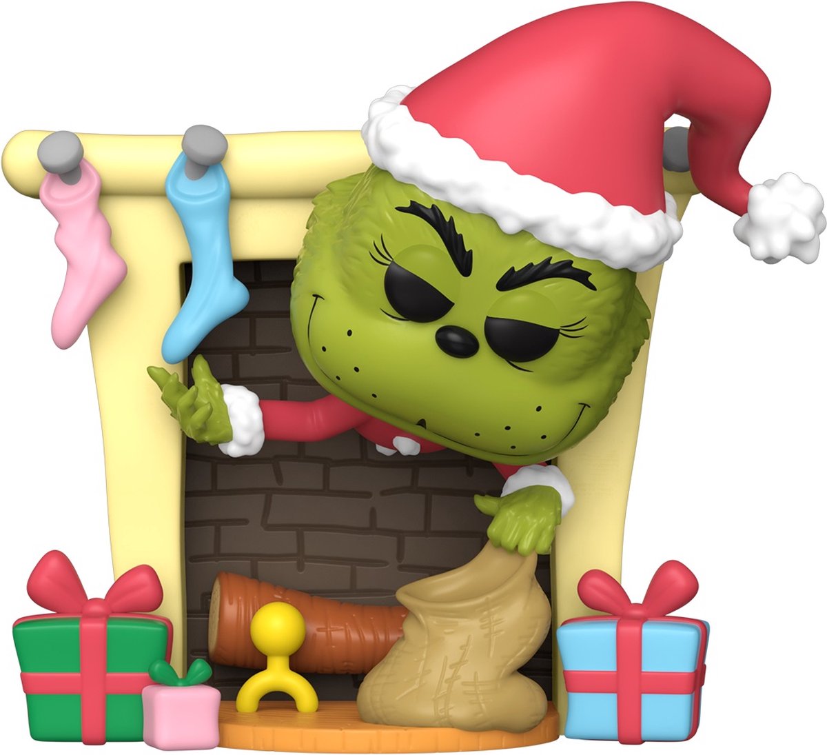 Funko Pop Deluxe: Wie der Grinch Weihnachten gestohlen hat – Grinch mit Bag Pop #35