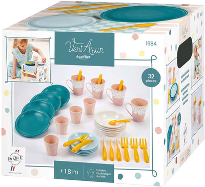 Ecoiffier Picnic Play Set mit Picknickkorb, 32dlg.