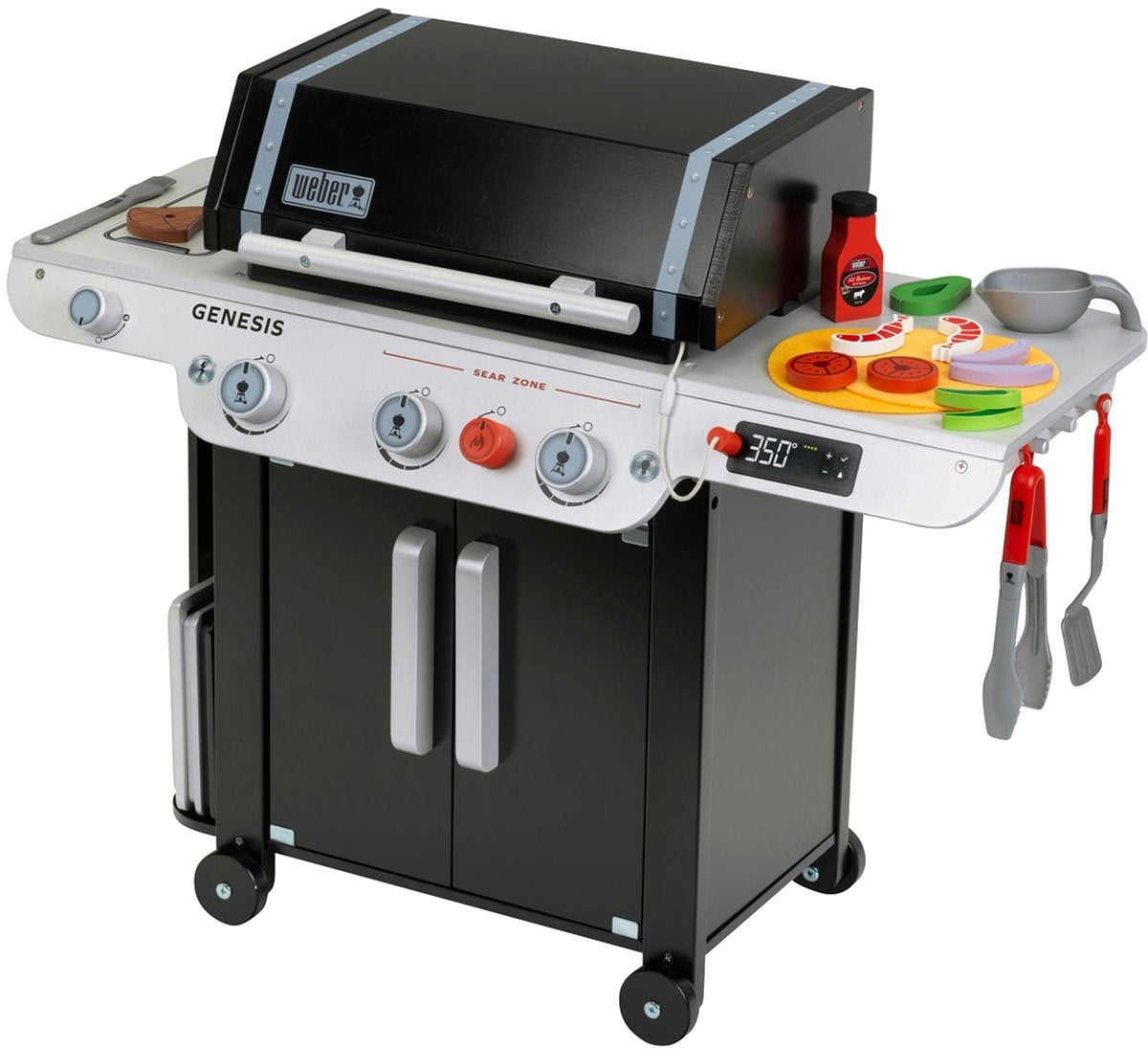 Klein Toys – Weber – Grill für Kinder – Genesis, Holz (MDF)