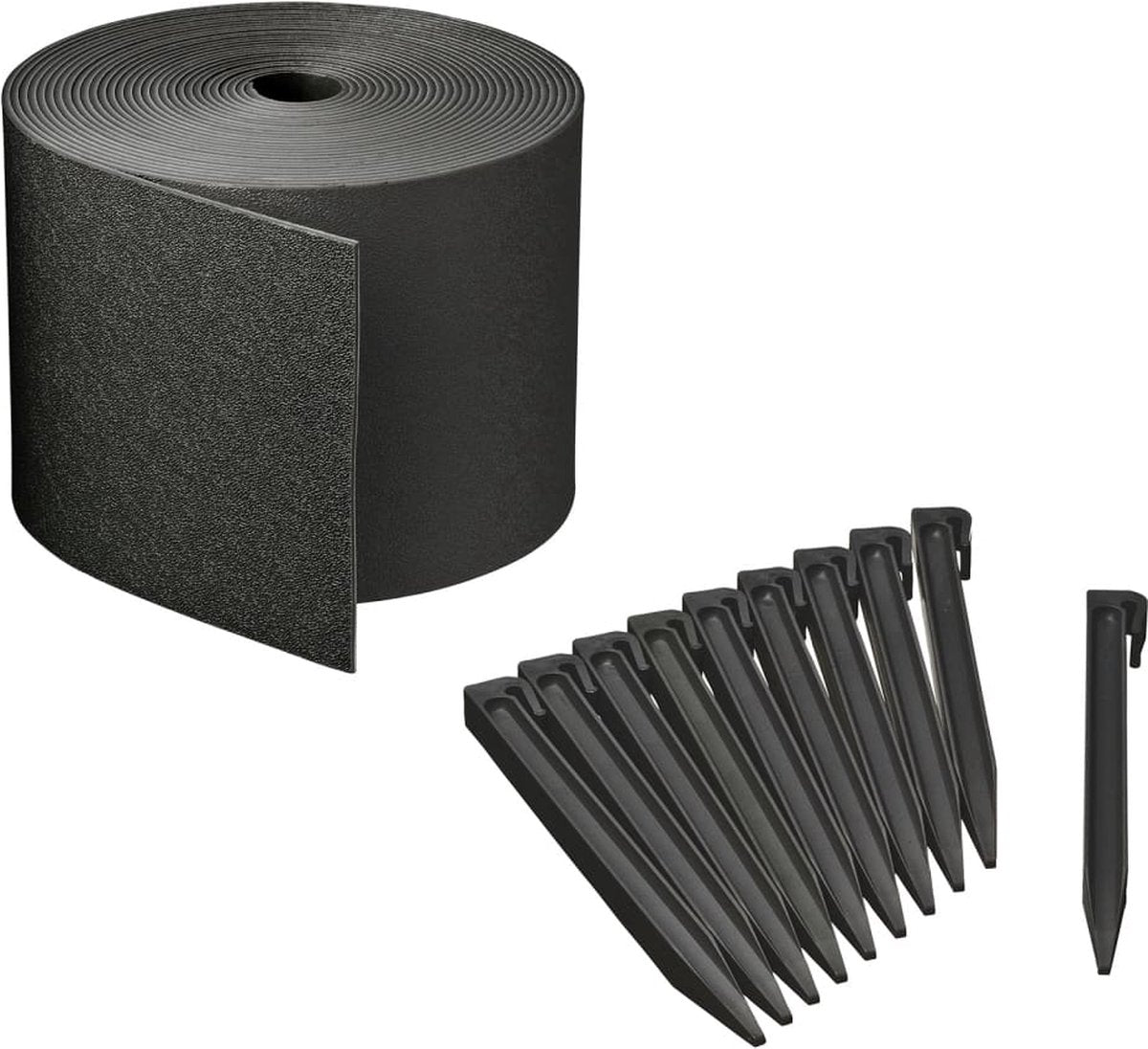 Nature Nature Grenz Grenz Grenzgesetz H15 cm x 10 m mit Stift Schwarz